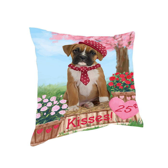 Rosie 25 Cent Kisses Boxer Dog Pillow PIL78088