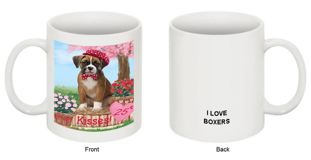 Rosie 25 Cent Kisses Boxer Dog Coffee Mug MUG51348