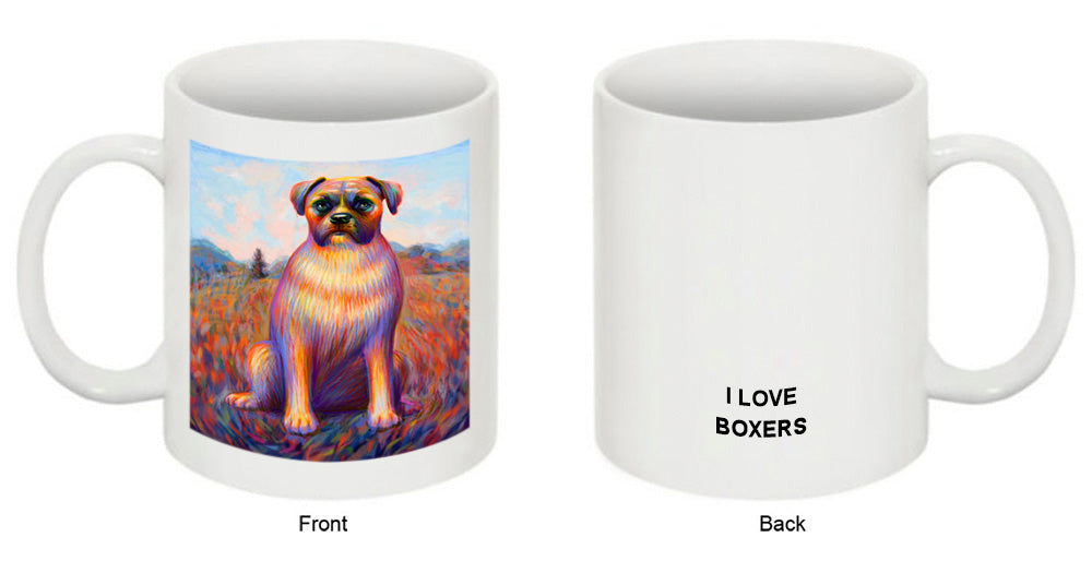 Mystic Blaze Boxer Dog Coffee Mug MUG48974