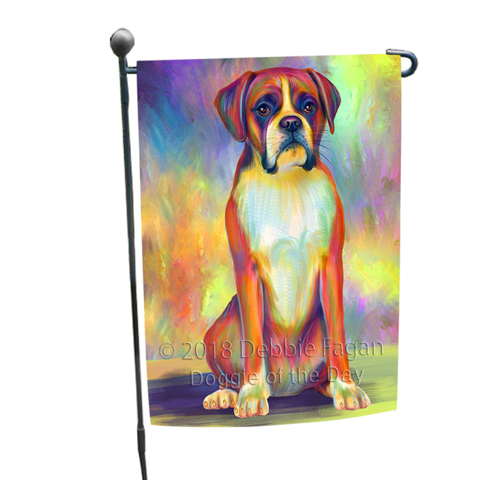 Paradise Wave Boxer Dog Garden Flag GFLG56611