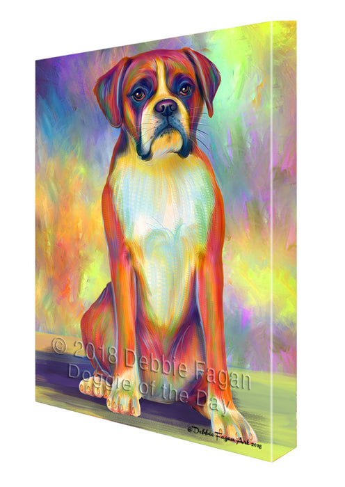 Paradise Wave Boxer Dog Canvas Print Wall Art Décor CVS126791