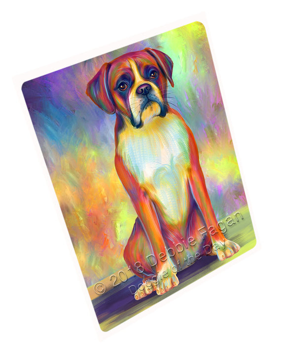 Paradise Wave Boxer Dog Magnet MAG73326 (Small 5.5" x 4.25")