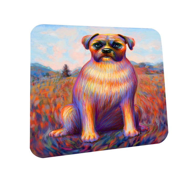 Mystic Blaze Boxer Dog Coasters Set of 4 CST53534