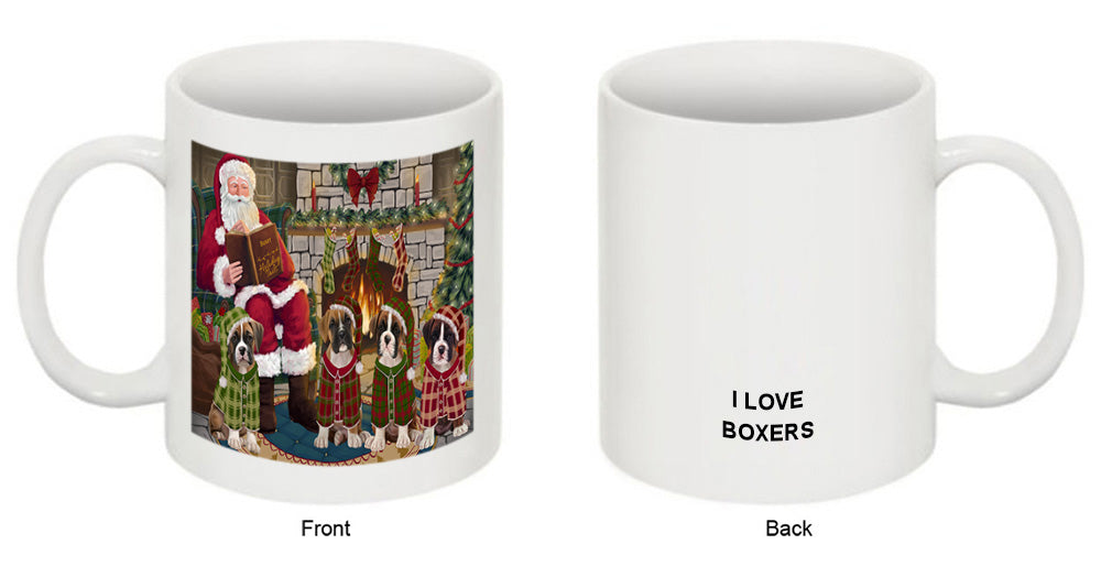 Christmas Cozy Holiday Tails Boxers Dog Coffee Mug MUG50506