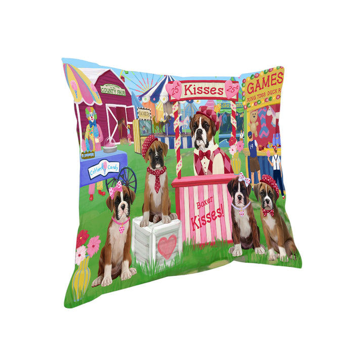 Carnival Kissing Booth Boxers Dog Pillow PIL77888