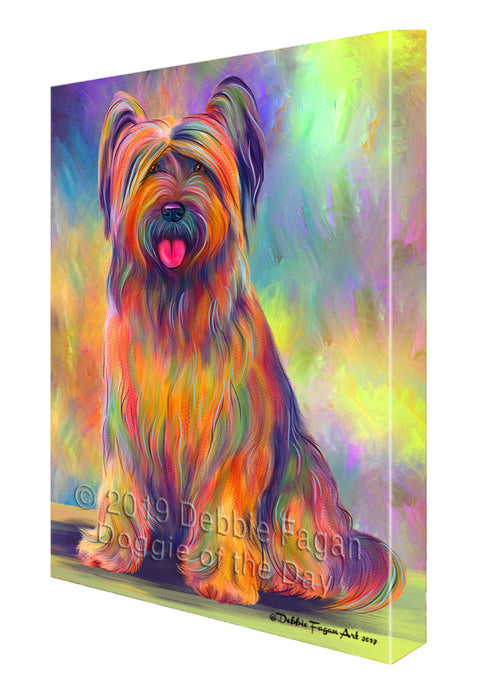 Paradise Wave Briard Dog Canvas Print Wall Art Décor CVS145124