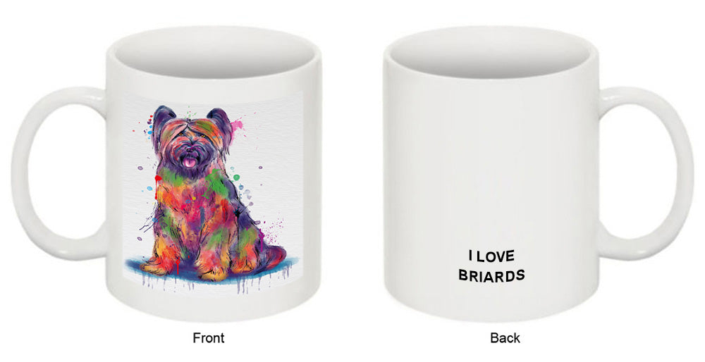 Watercolor Briard Dog Coffee Mug MUG52942