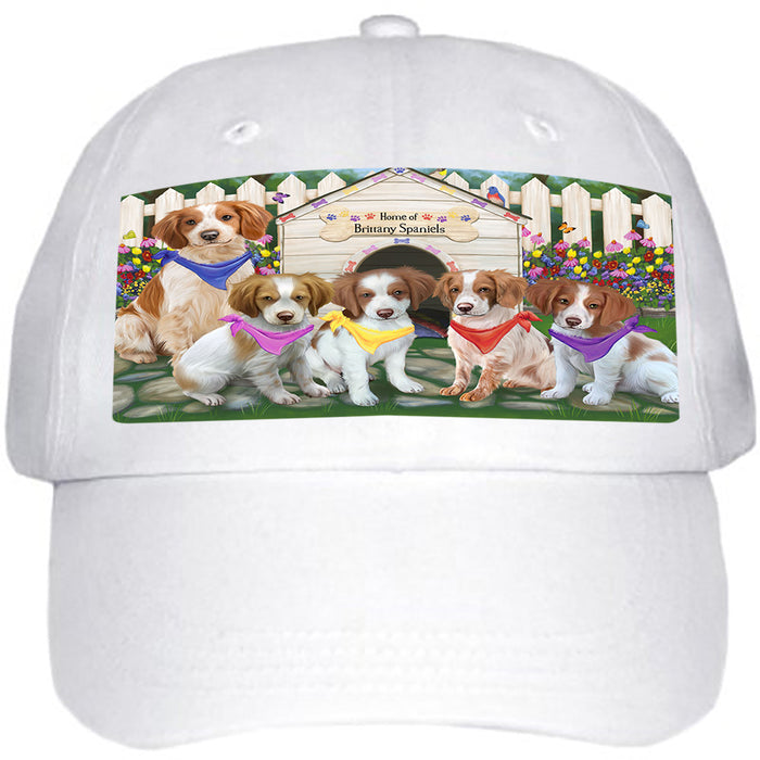 Spring Dog House Brittany Spaniels Dog Ball Hat Cap HAT53175