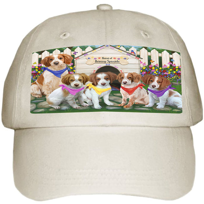 Spring Dog House Brittany Spaniels Dog Ball Hat Cap HAT53175