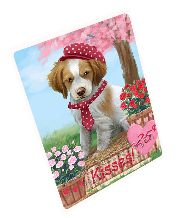 Rosie 25 Cent Kisses Brittany Spaniel Dog Magnet MAG74387 (Small 5.5" x 4.25")
