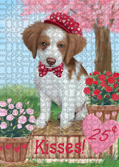 Rosie 25 Cent Kisses Brittany Spaniel Dog Puzzle with Photo Tin PUZL93868