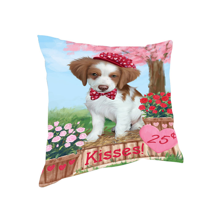 Rosie 25 Cent Kisses Brittany Spaniel Dog Pillow PIL79960