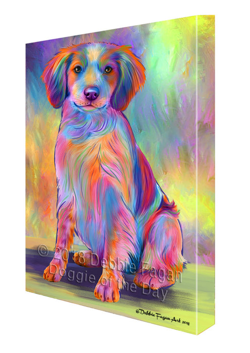 Paradise Wave Brittany Spaniel Dog Canvas Print Wall Art Décor CVS132488