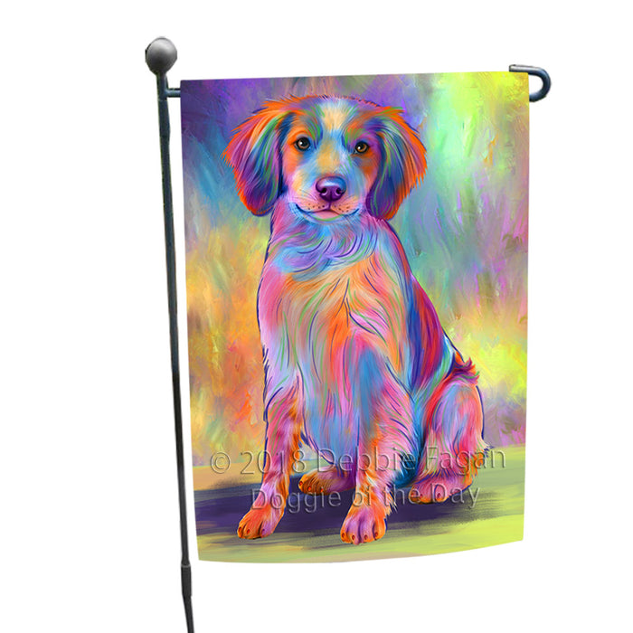 Paradise Wave Brittany Spaniel Dog Garden Flag GFLG57324