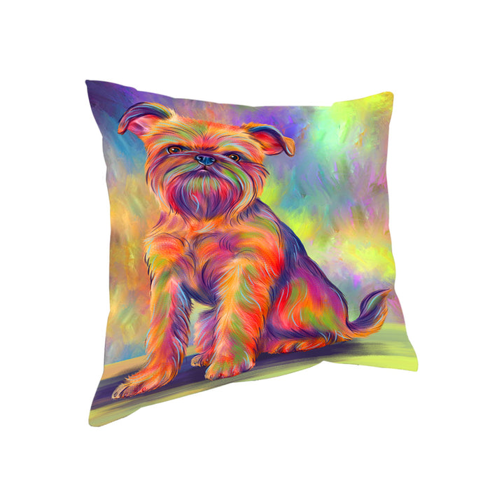 Paradise Wave Brussels Griffons Dog Pillow with Top Quality High-Resolution Images - Ultra Soft Pet Pillows for Sleeping - Reversible & Comfort - Ideal Gift for Dog Lover - Cushion for Sofa Couch Bed - 100% Polyester