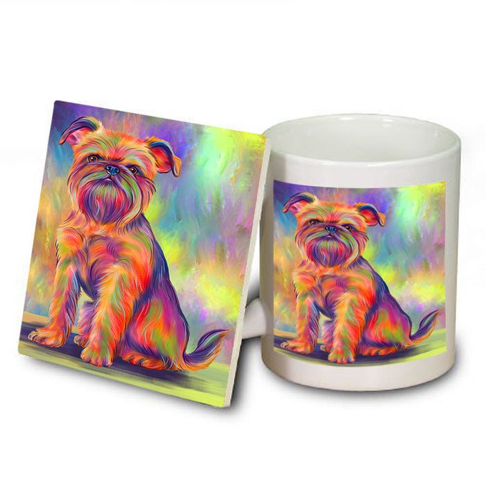 Paradise Wave Brussels Griffons Dog Mug and Coaster Set MUC57495