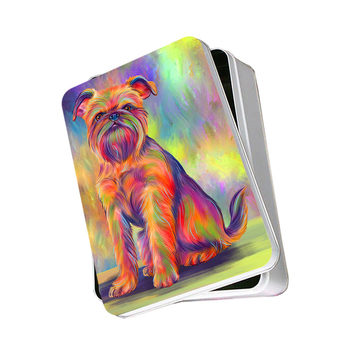 Paradise Wave Brussels Griffons Dog Photo Storage Tin PITN57446