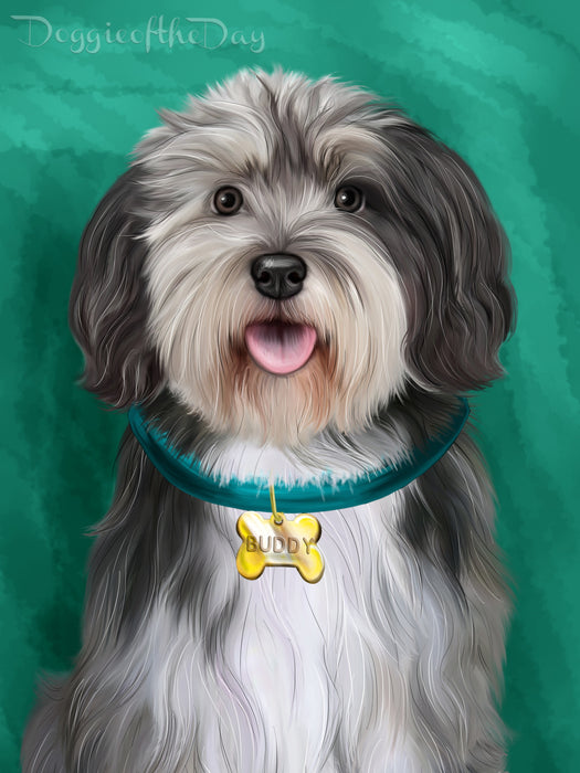 Digital Painting PERSONALIZED PET PORTRAIT! Custom Pet Dog or Cat Art