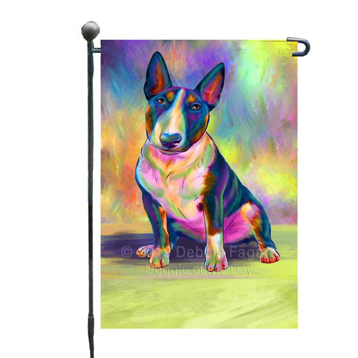 Personalized Paradise Wave Bull Terrier Dog Custom Garden Flags GFLG-DOTD-A60020