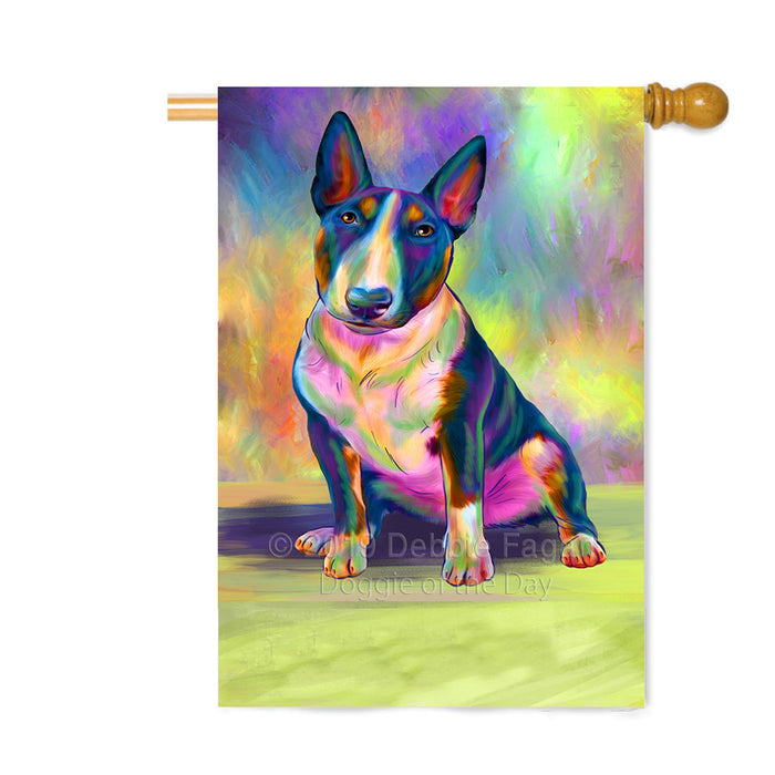 Personalized Paradise Wave Bull Terrier Dog Custom House Flag FLG-DOTD-A60076