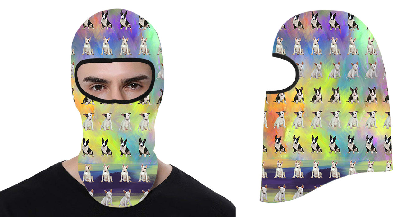 Paradise Wave Bull Terrier Dogs All Over Print Balaclava Ski Mask