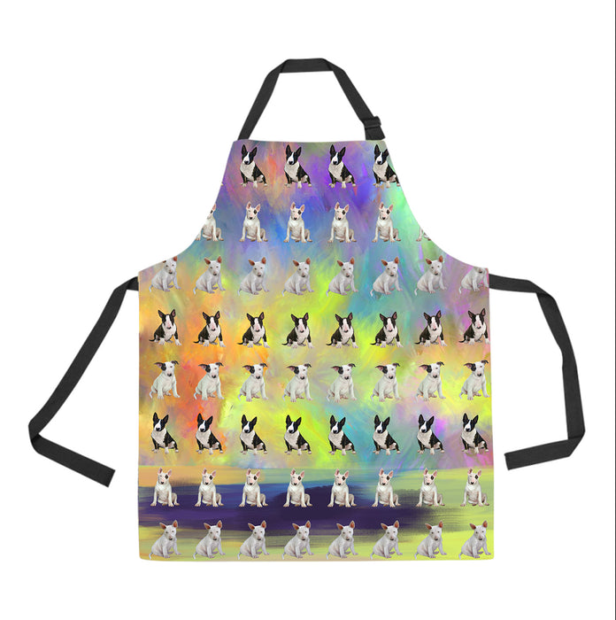 Paradise Wave Bull Terrier Dogs All Over Print Adjustable Apron