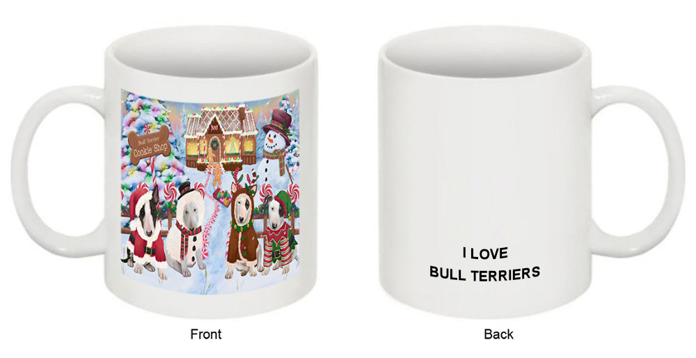 Holiday Gingerbread Cookie Shop Bull Terriers Dog Coffee Mug MUG51784