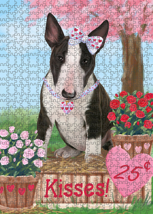 Rosie 25 Cent Kisses Bull Terrier Dog Puzzle with Photo Tin PUZL93872