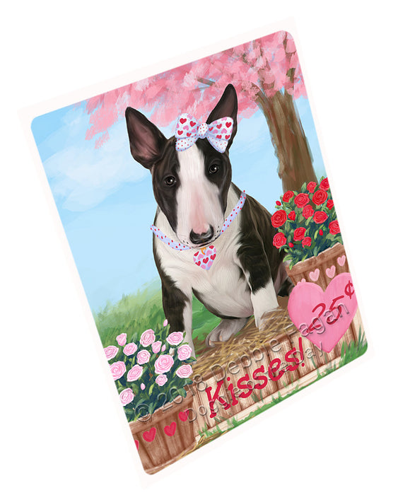 Rosie 25 Cent Kisses Bull Terrier Dog Magnet MAG74393 (Small 5.5" x 4.25")