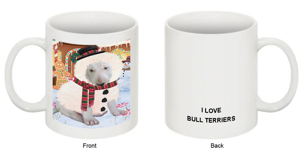 Christmas Gingerbread House Candyfest Bull Terrier Dog Coffee Mug MUG51615
