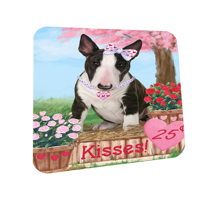 Rosie 25 Cent Kisses Bull Terrier Dog Coasters Set of 4 CST56376