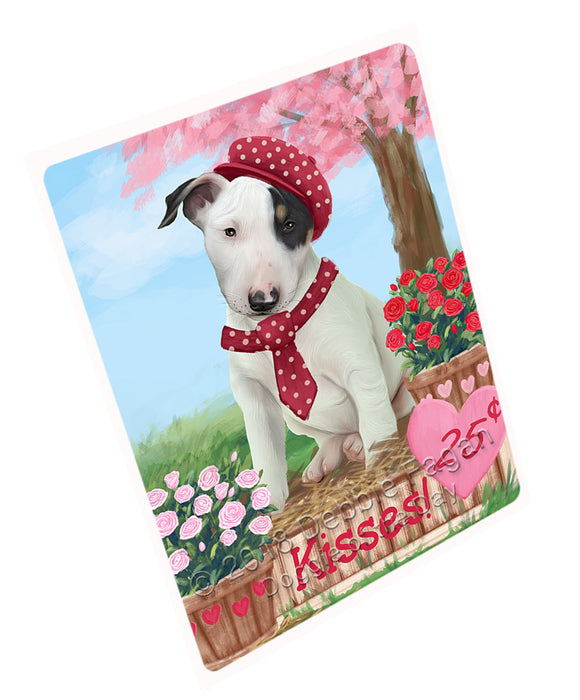 Rosie 25 Cent Kisses Bull Terrier Dog Magnet MAG74396 (Small 5.5" x 4.25")