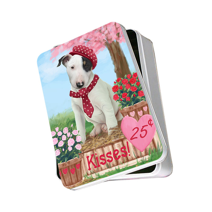Rosie 25 Cent Kisses Bull Terrier Dog Photo Storage Tin PITN56362