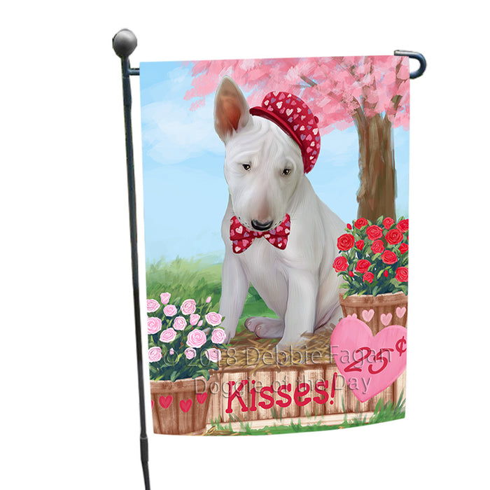 Rosie 25 Cent Kisses Bull Terrier Dog Garden Flag GFLG56968