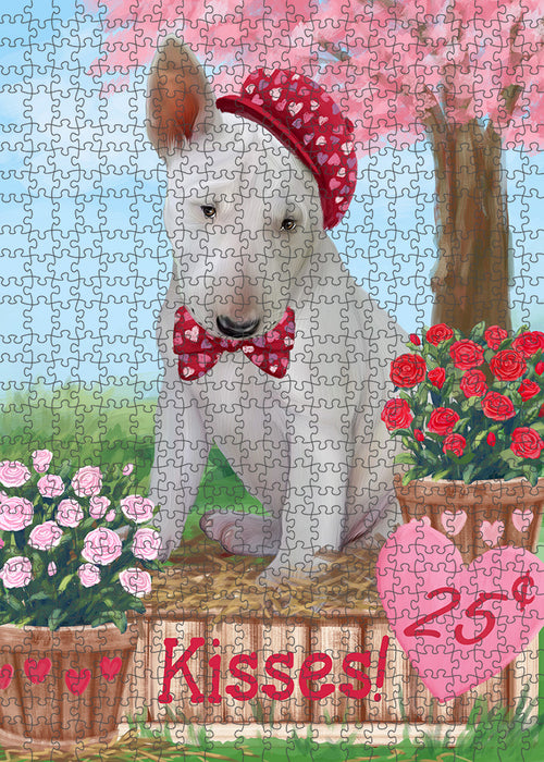 Rosie 25 Cent Kisses Bull Terrier Dog Puzzle with Photo Tin PUZL93880