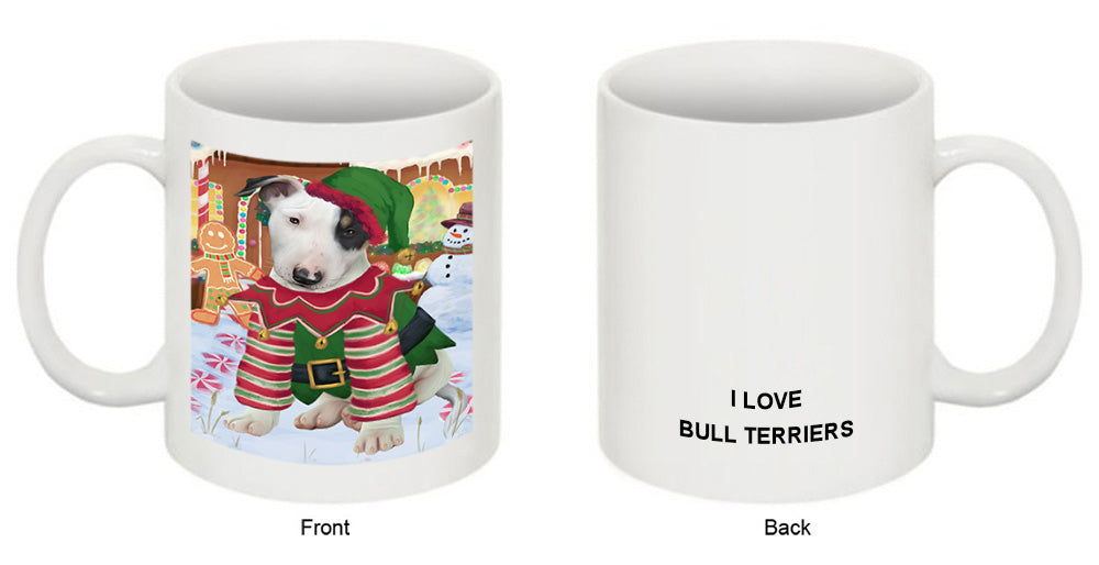Christmas Gingerbread House Candyfest Bull Terrier Dog Coffee Mug MUG51617