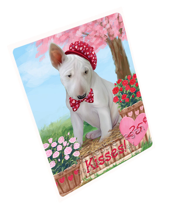 Rosie 25 Cent Kisses Bull Terrier Dog Magnet MAG74399 (Small 5.5" x 4.25")