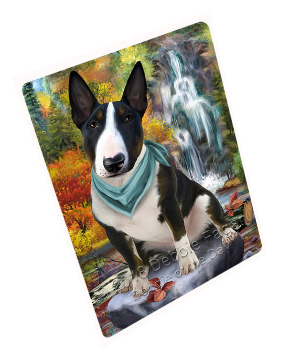 Scenic Waterfall Bull Terrier Dog Magnet Mini (3.5" x 2") MAG59790
