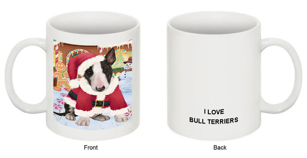 Christmas Gingerbread House Candyfest Bull Terrier Dog Coffee Mug MUG51687