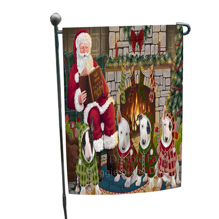 Christmas Cozy Holiday Tails Bull Terriers Dog Garden Flag GFLG55403