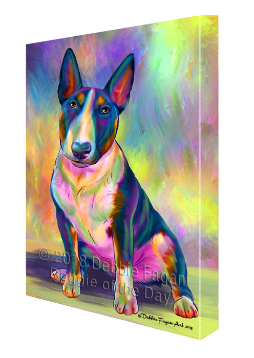 Paradise Wave Bull Terrier Dog Canvas Print Wall Art Décor CVS132497
