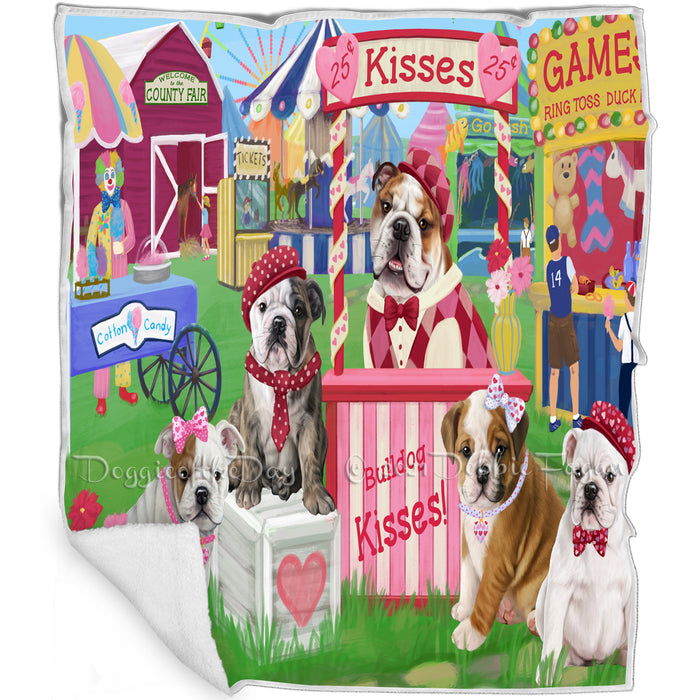 Carnival Kissing Booth Bulldogs Blanket BLNKT125949