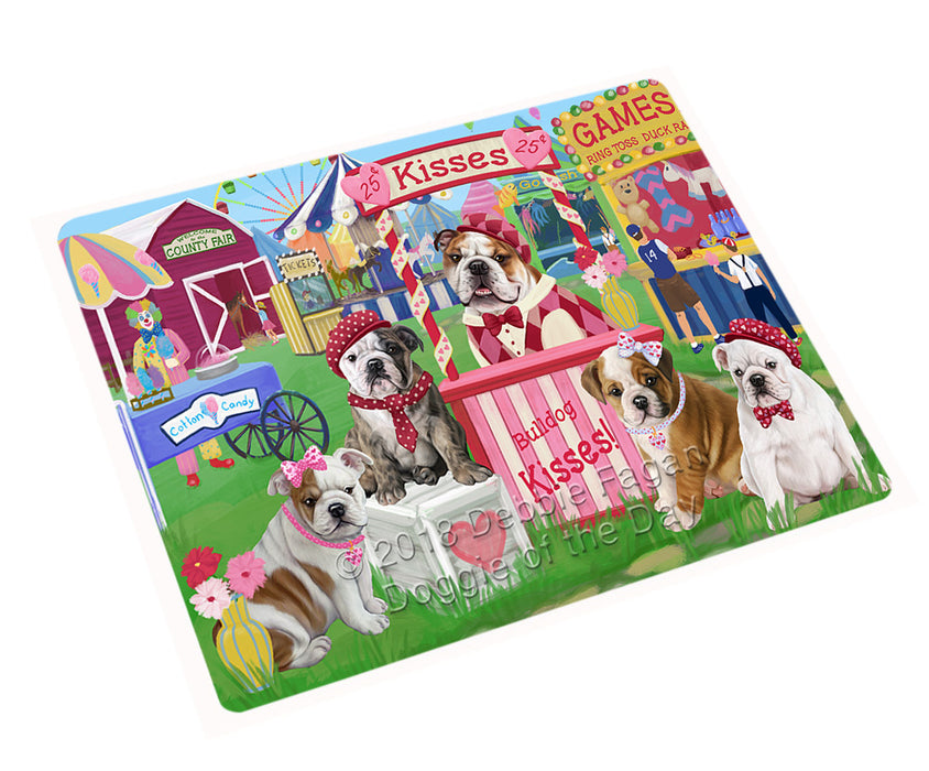 Carnival Kissing Booth Bulldogs Magnet MAG73982 (Small 5.5" x 4.25")