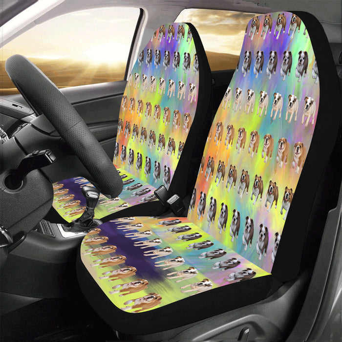 Paradise Wave Bulldogs Car Seat Covers (Set of 2)