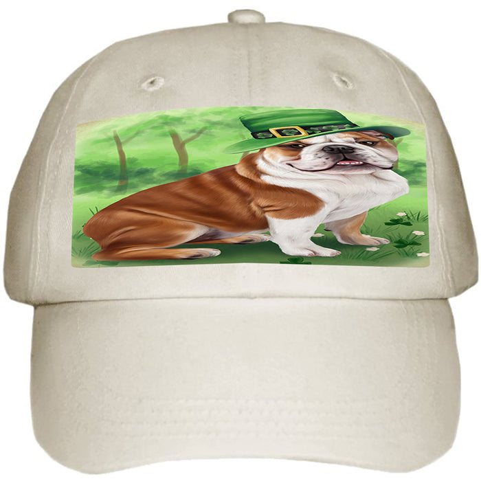 St. Patricks Day Irish Portrait Bulldog Ball Hat Cap HAT49980