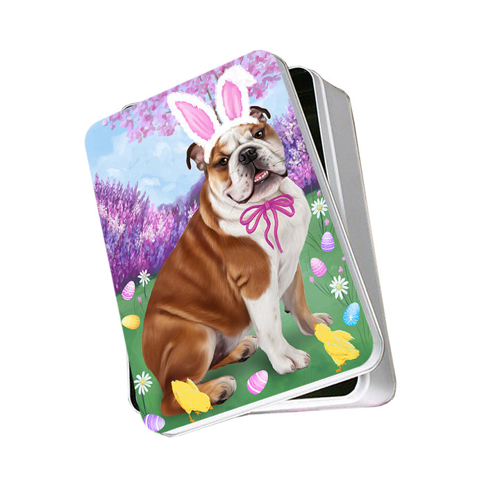 Bulldog Easter Holiday Photo Storage Tin PITN49076