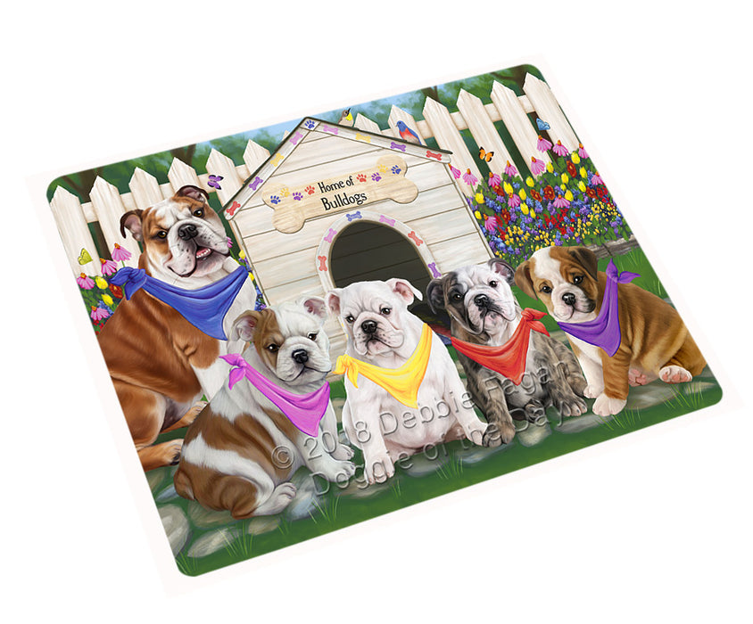 Spring Dog House Bulldogs Large Refrigerator / Dishwasher Magnet RMAG58662