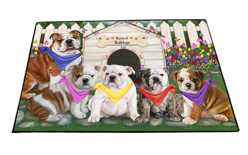 Spring Dog House Bulldogs Floormat FLMS50133