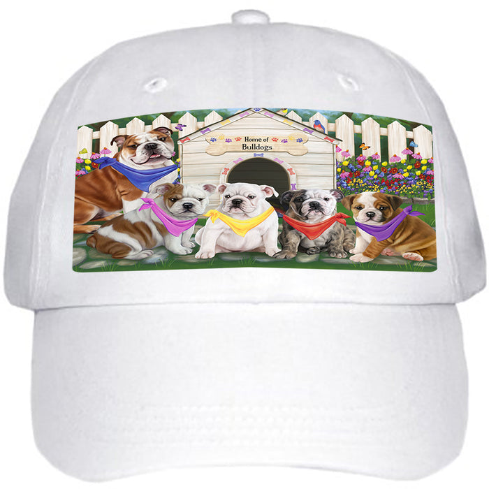 Spring Dog House Bulldogs Ball Hat Cap HAT53196