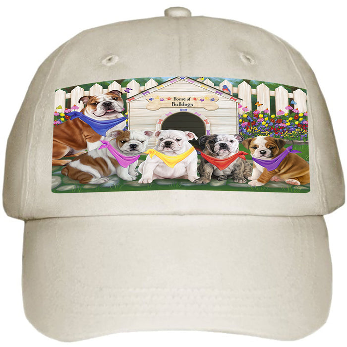 Spring Dog House Bulldogs Ball Hat Cap HAT53196